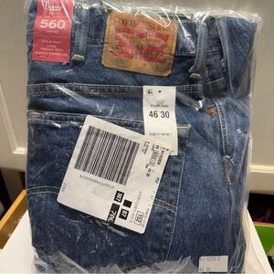🔸SOLD🔸Levi's 560 Comfort Fit Denim Jeans 46x30